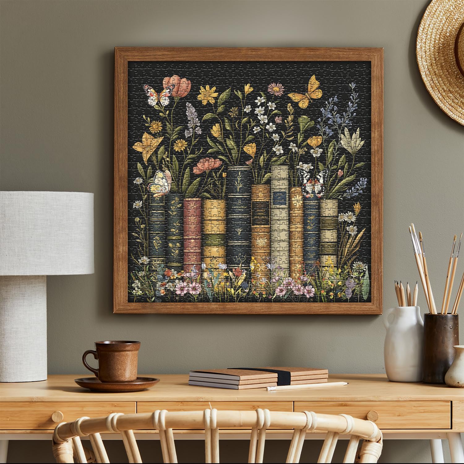 Thumbnail 4 de PICKFORU Wildflower Pages 1000-piece jigsaw puzzle 🧩