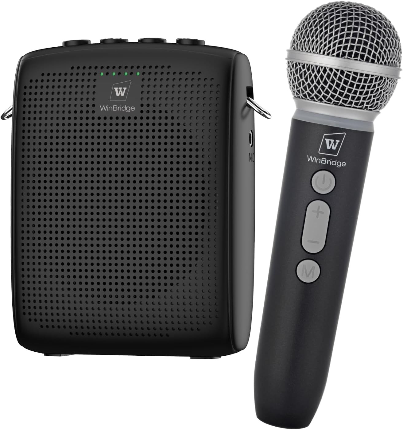 W WINBRIDGE S97 Wireless Voice Amplifier with Bluetooth and 15W Output