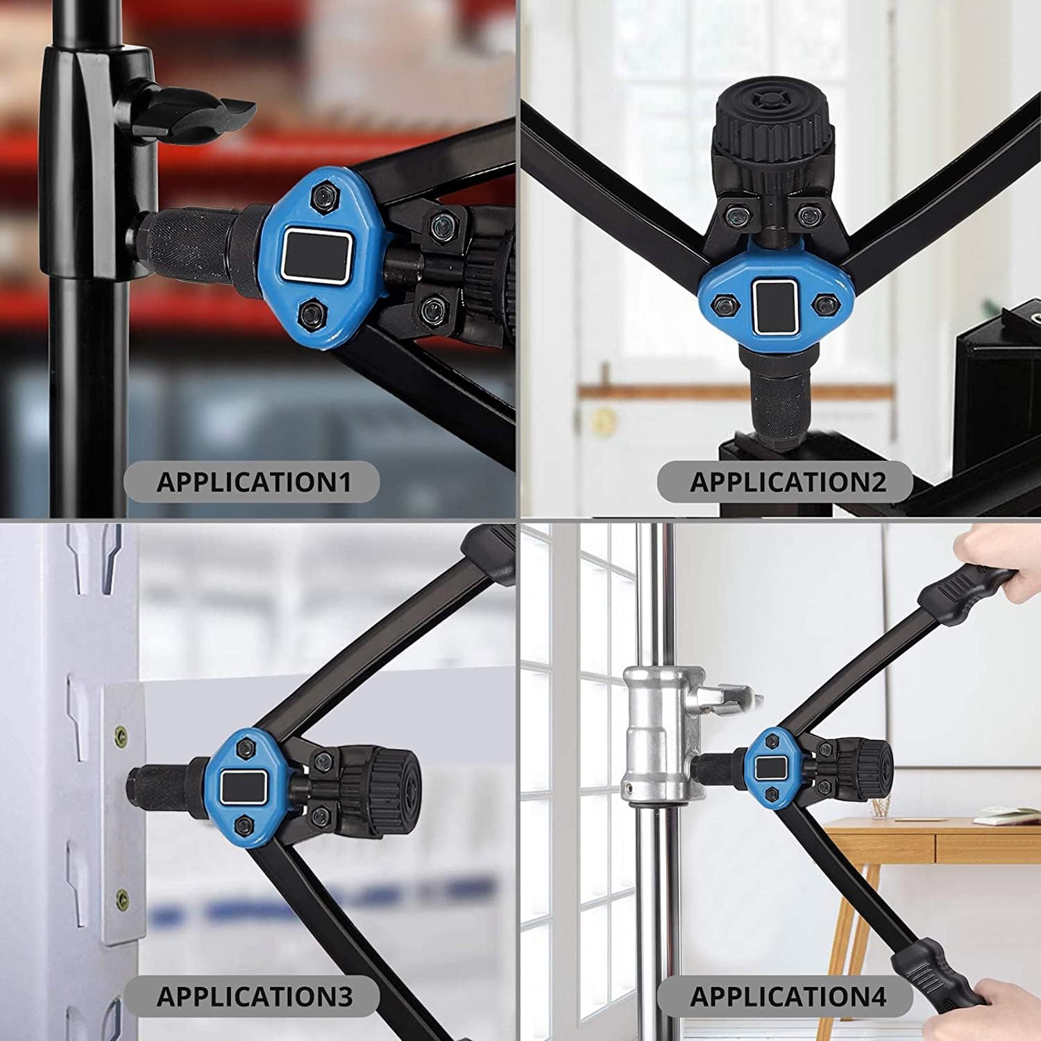 Thumbnail 6 de LSHK 13” Hand Rivet Nut Gun: 7 Mandrels & 110 Rivet Nuts for DIY & Home Maintenance