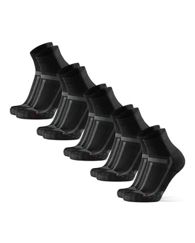 Detalle de DANISH ENDURANCE Calcetines de running unisex antideslizantes antiampollas (pack de 5)