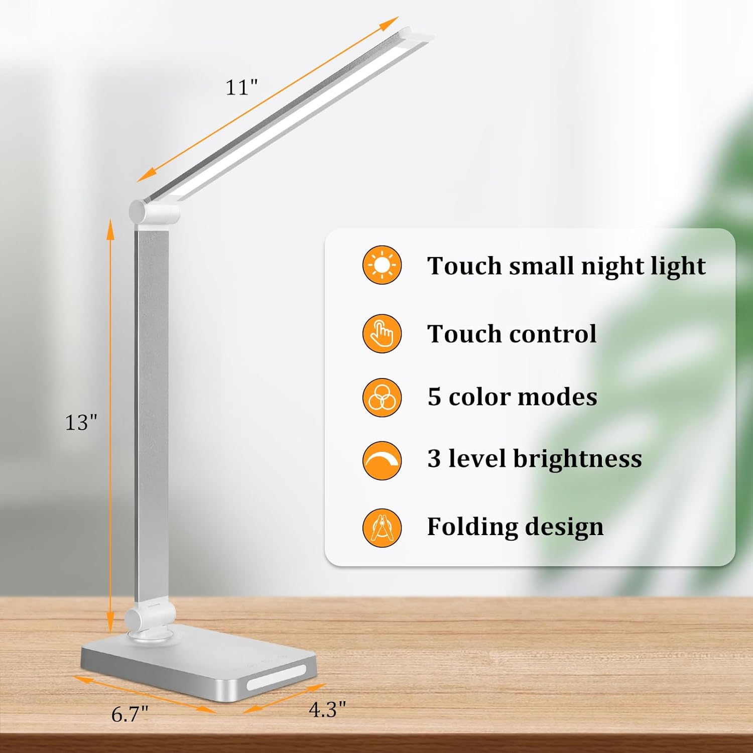 Detalle de Dott Arts LED Desk Lamp with USB Ports