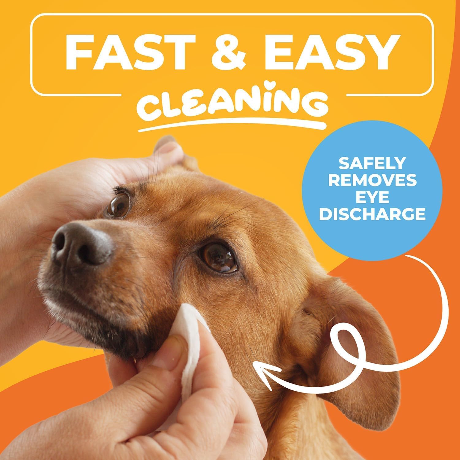 Detalle 2 de Lisveory 220 Dog Eye Wipes 220pcs