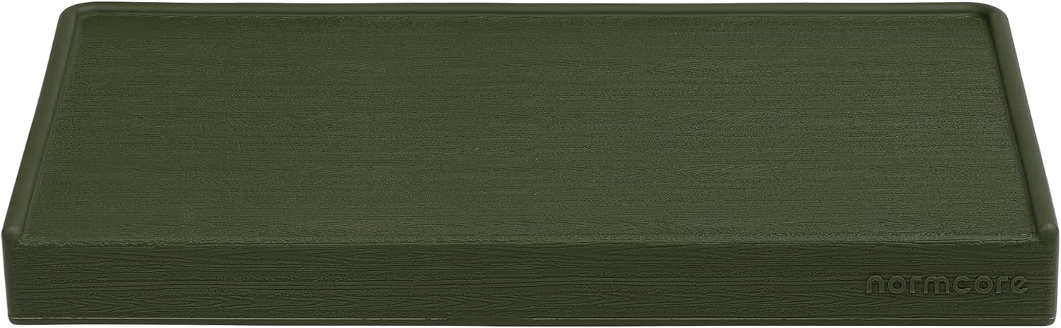 Detalle de Normcore Eckstopfmatte – Espresso Silikon Tamper Matte, Wasserdicht und Hitzebeständig, Dunkelgrün