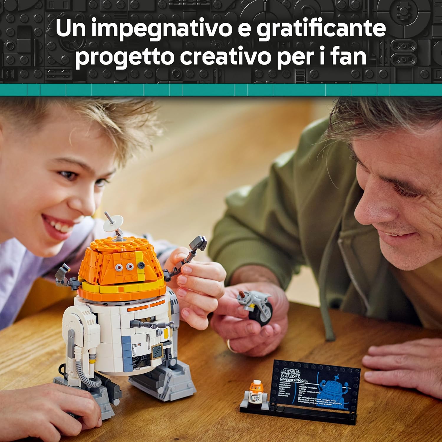 Thumbnail 2 de LEGO Star Wars 75416 Droide Astromeccanico Chopper (C1-10P) — un robot giocattolo da costruire per appassionati di Ahsoka