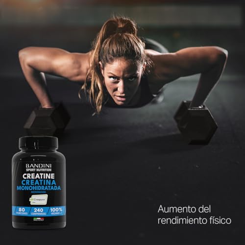 Thumbnail 5 de Bandini® Creatine CREAPURE® Monohidrato 💪 240 Comprimidos