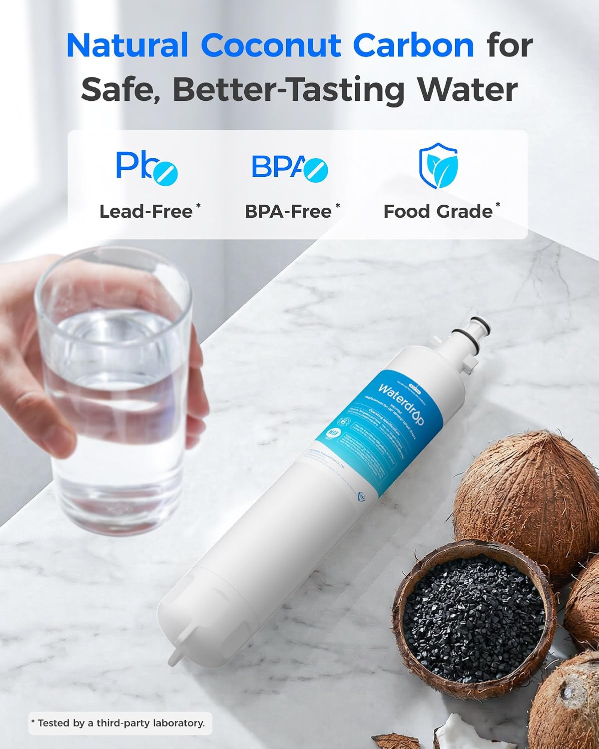 Thumbnail 3 de Waterdrop refrigerator water filter WD-F19C