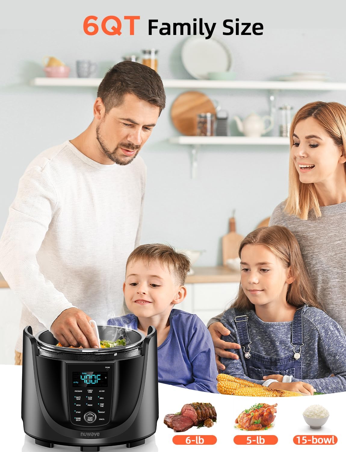 Thumbnail 4 de Nuwave Duet Pressure Cooker & Air Fryer 🍲