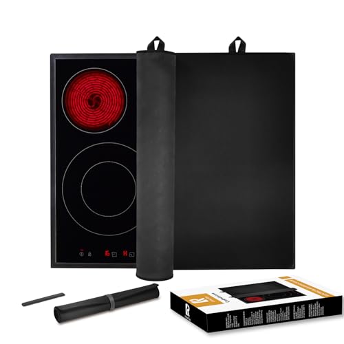 Detalle de KitchenRaku Tapis pour plaques à induction 61x53 cm – Protection durable et pratique