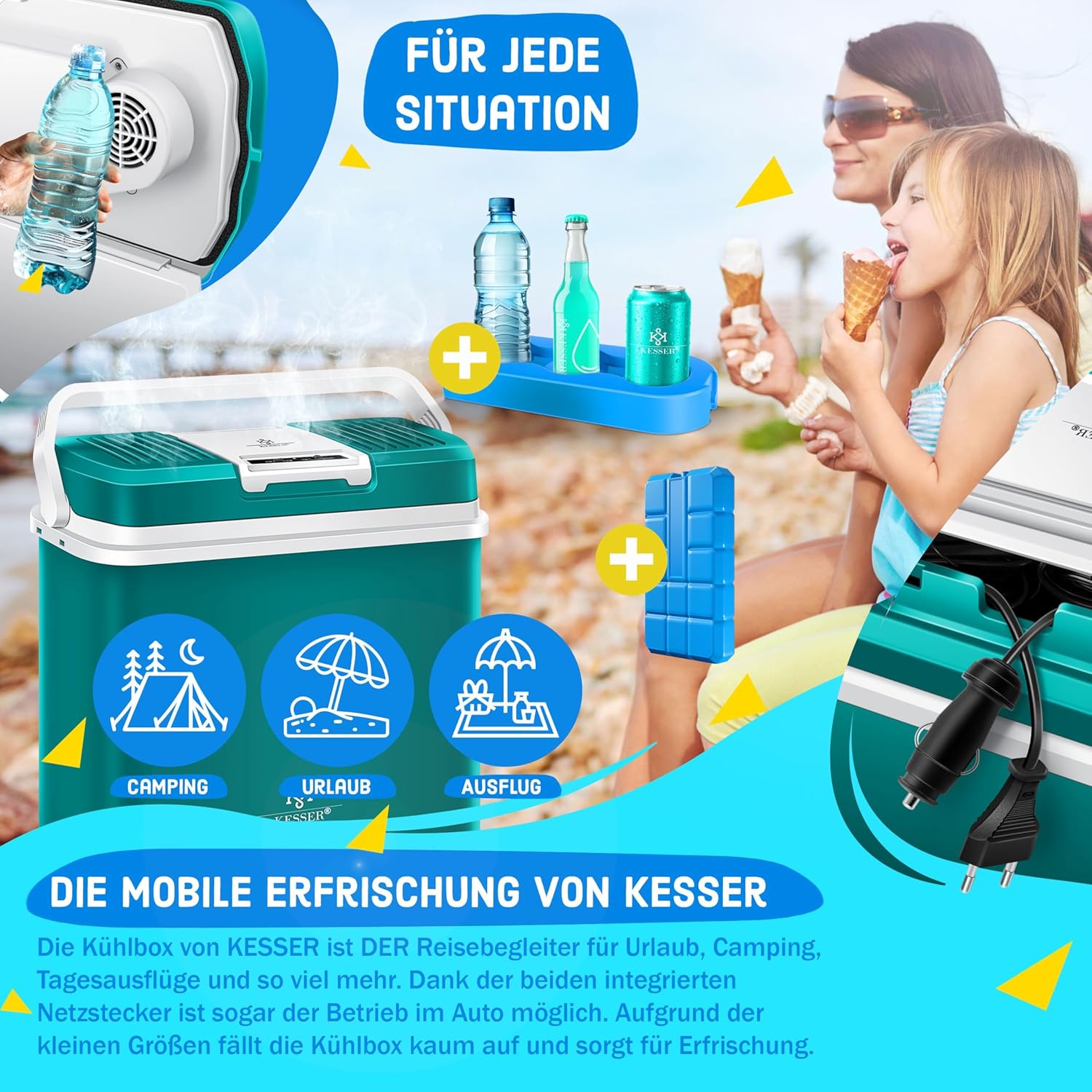 Thumbnail 4 de KESSER 24L Kühlbox Kühlung & Wärme