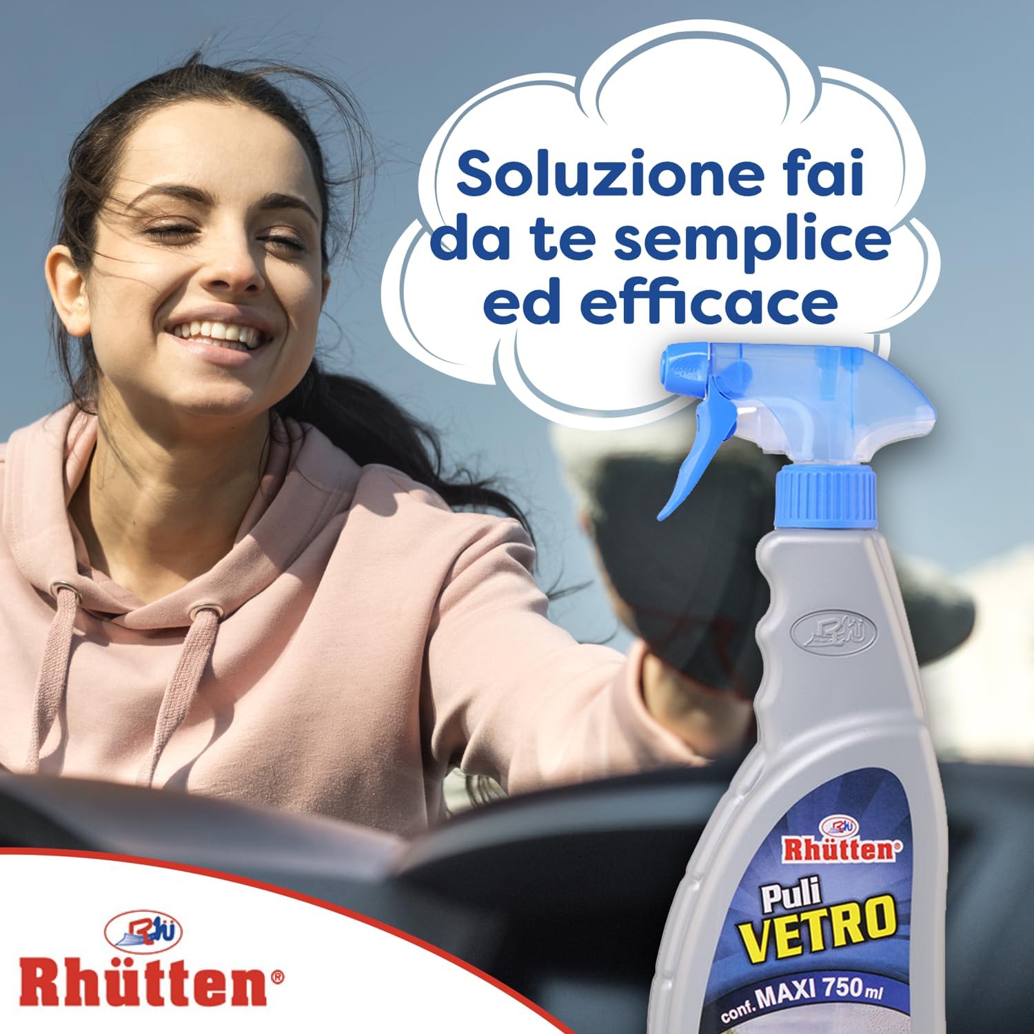 Thumbnail 6 de Rhütten Pulivetro antipioggia 750 ml: effetto idrorepellente e antiappannante