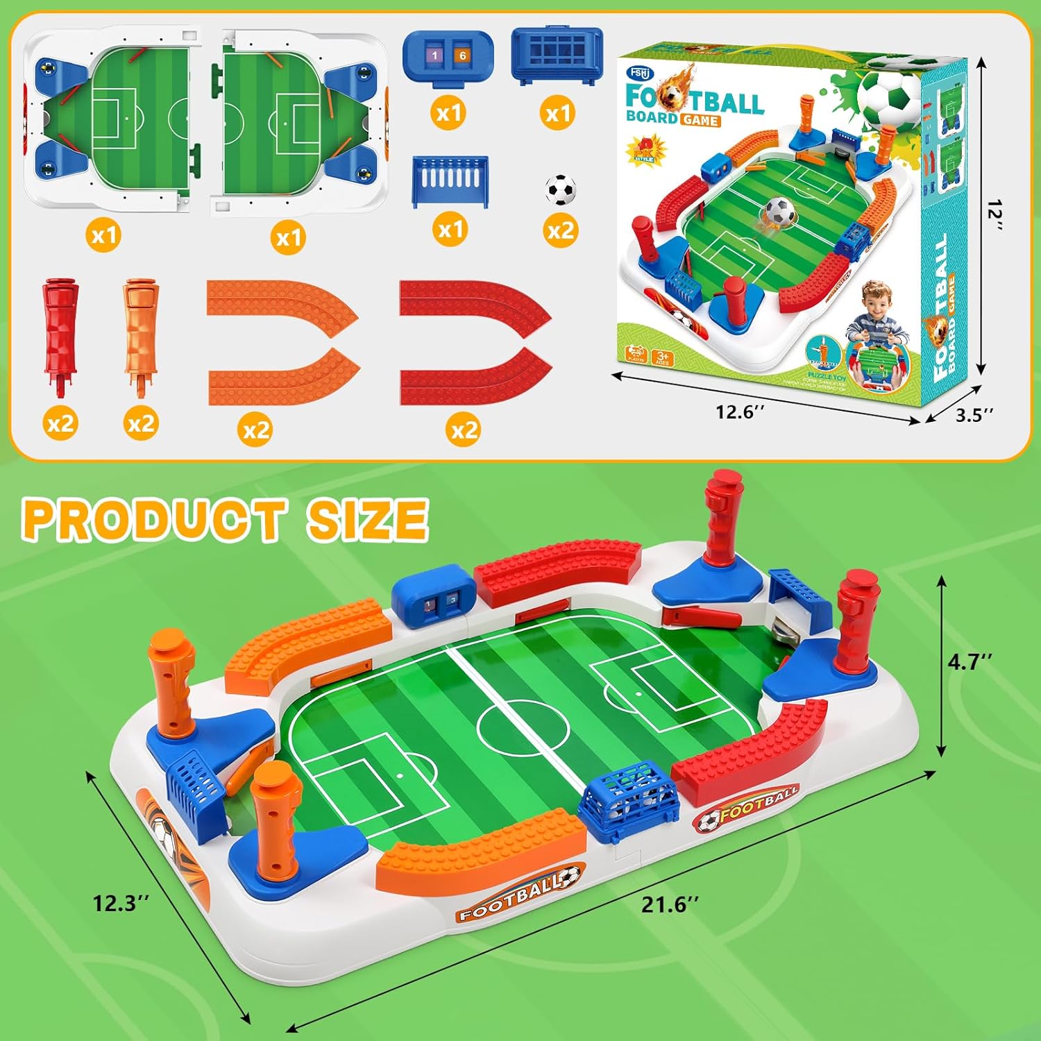 Thumbnail 3 de Mini Foosball Table Game for Kids