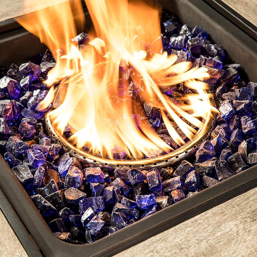 Detalle 2 de Teamson Home Rocas de Lava Azul para Braseros de Gas