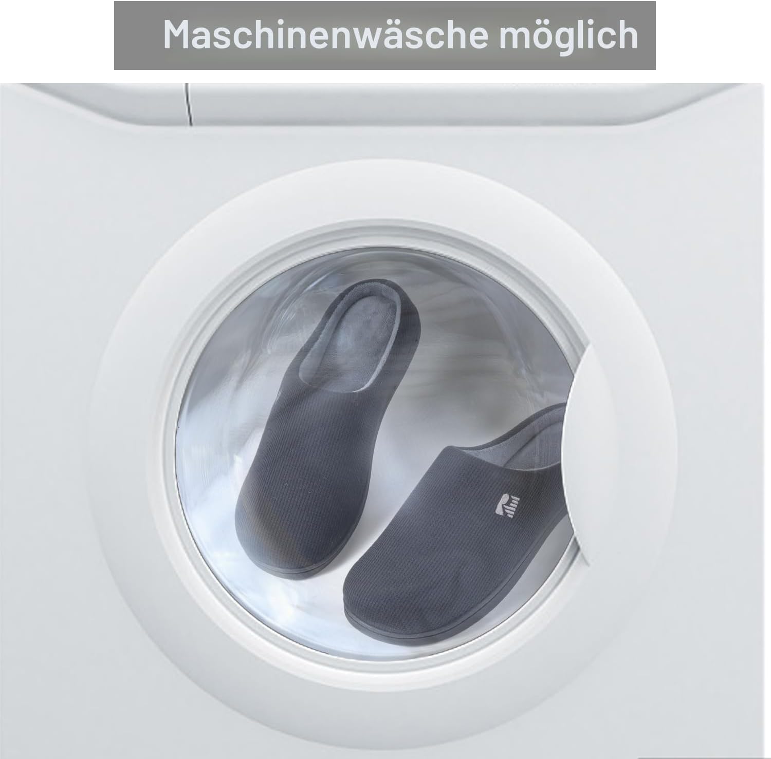 Thumbnail 5 de RockDove Herren Original zweifarbige Hausschuhe mit Rückstellschaum