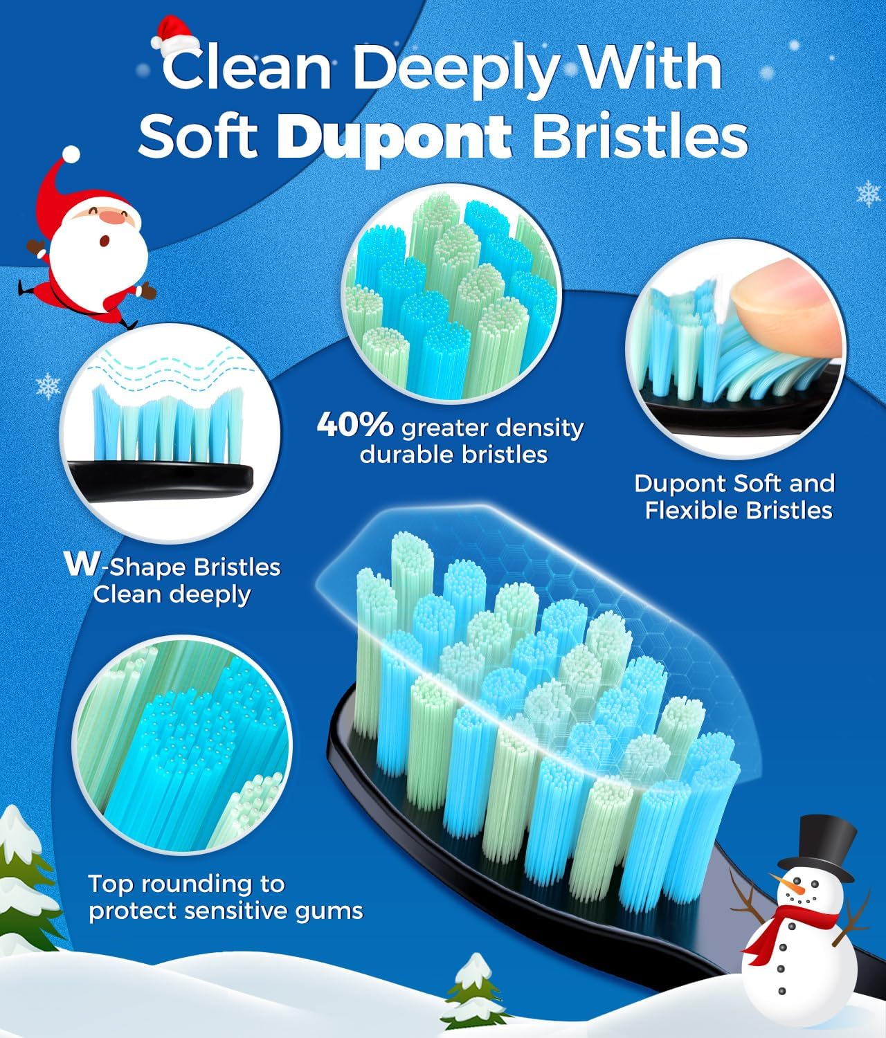 Detalle 2 de Sonic Toothbrush 40000 VPM with 8 Heads