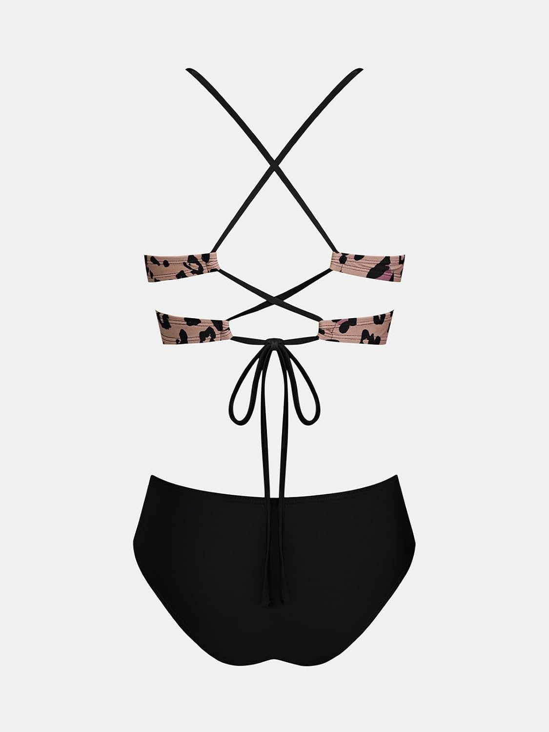 Thumbnail 5 de CUPSHE maillot de bain femme deux pièces avec décolleté en V et bonnets souples amovibles
