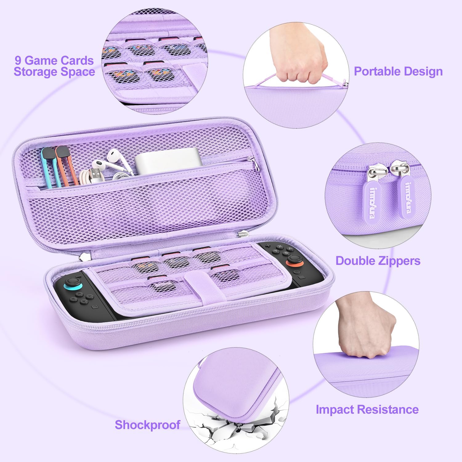Detalle 2 de innoAura Switch 2 Case for NS Switch 2 (2025)