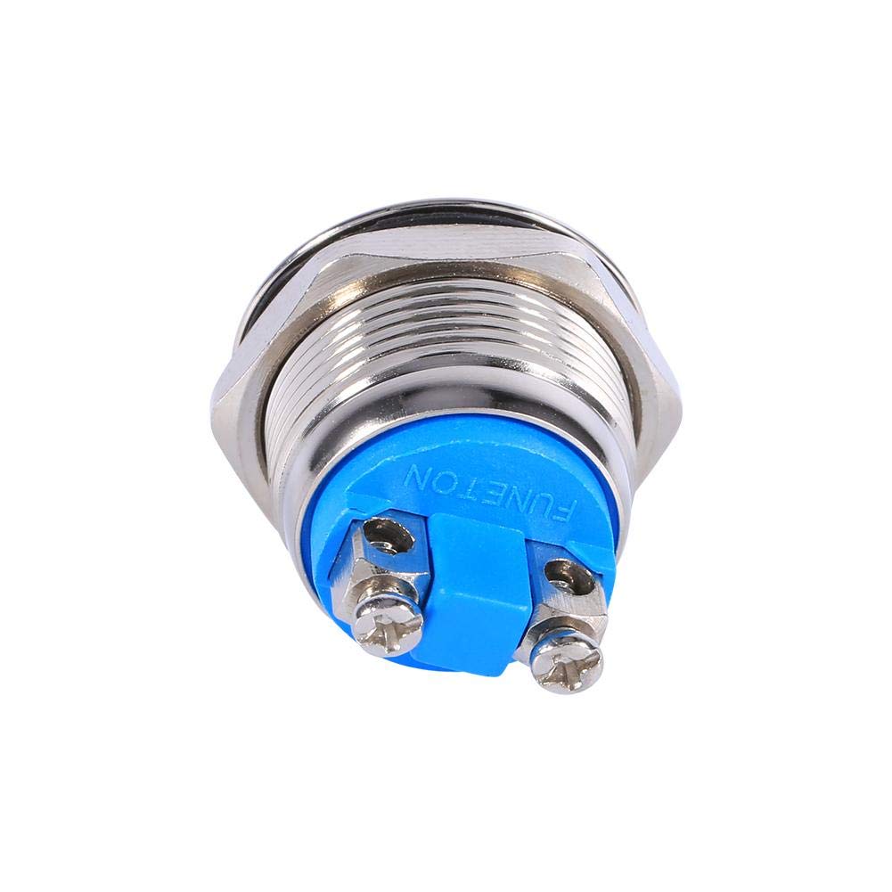 Detalle 1 de Elerose 19 mm rund tryckknappsbrytare för 12 V, IP65 och IK08