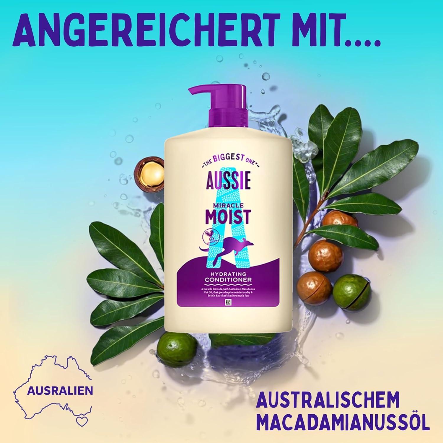 Thumbnail 3 de Aussie Miracle Moist Detangling Conditioner 1000ml