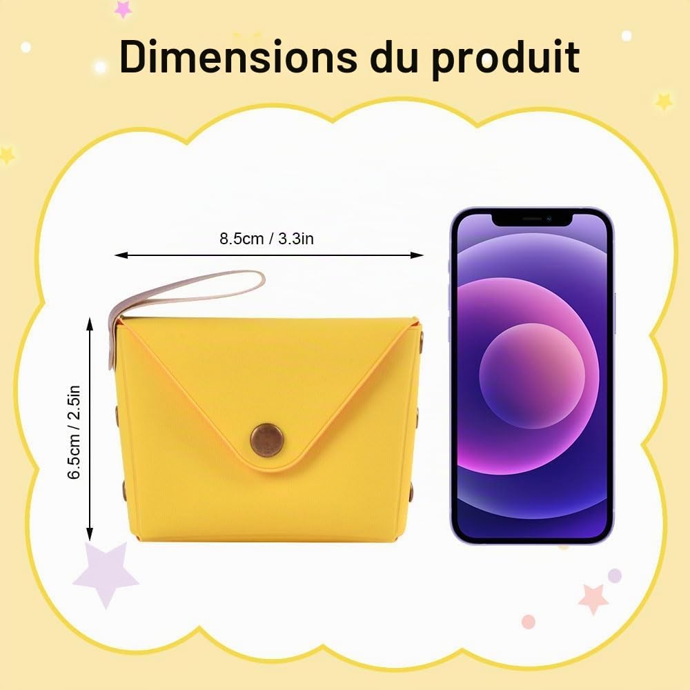 Thumbnail 1 de Aucuu Petit Porte-Monnaie en Cuir Femme – Ensemble de 4 Mini Portefeuilles Sacs à Main