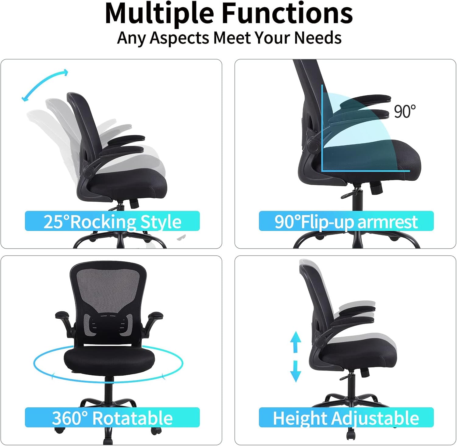 Thumbnail 5 de Youhauchair Office Chair 250 lbs