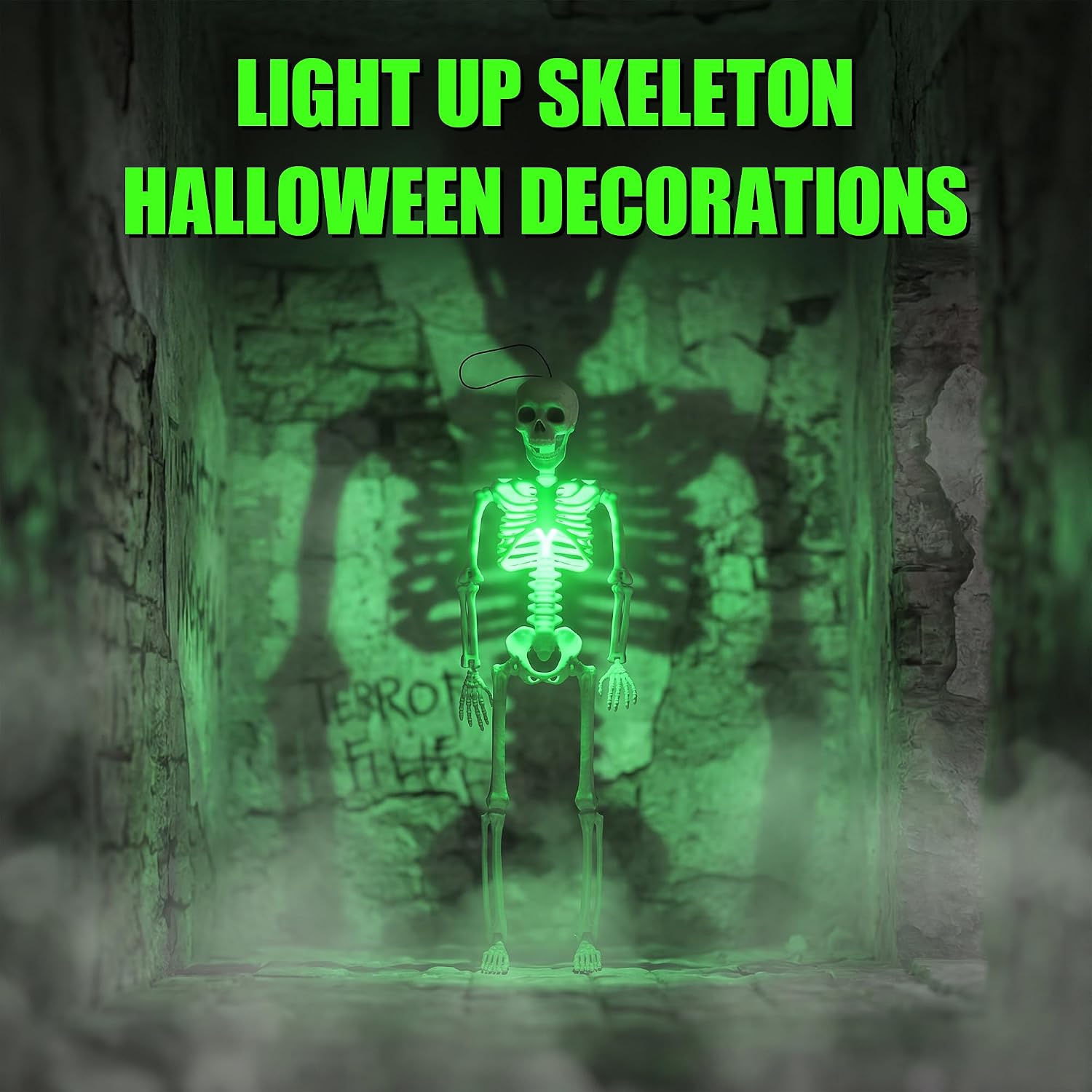 Detalle 2 de Kelool Light-Up Skeleton Decorations, 16-Inch