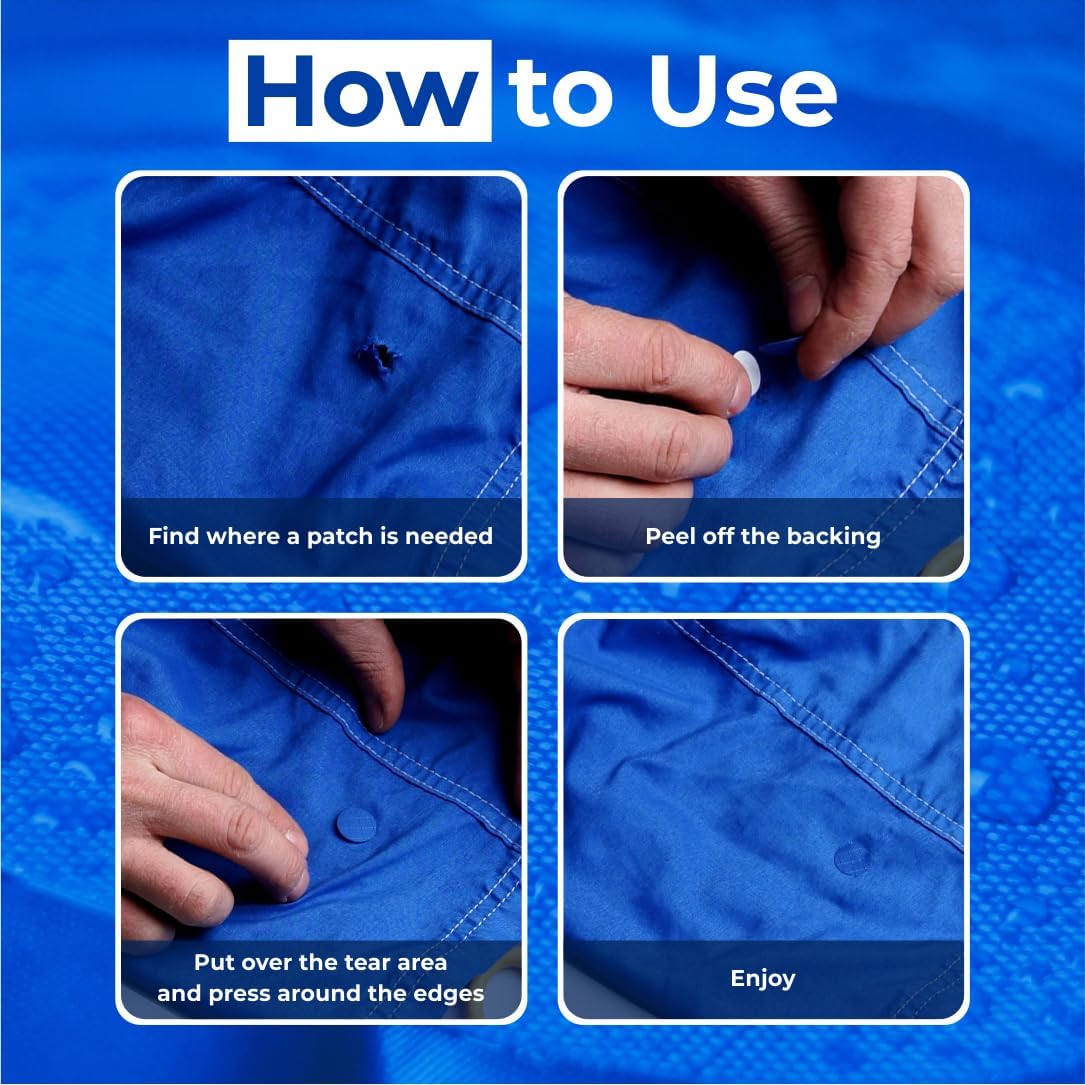 Thumbnail 1 de aZengear Repair Patches (11 Pcs) – Waterproof, 30+ Colours, for Down Jackets, Tents, Shoes and More