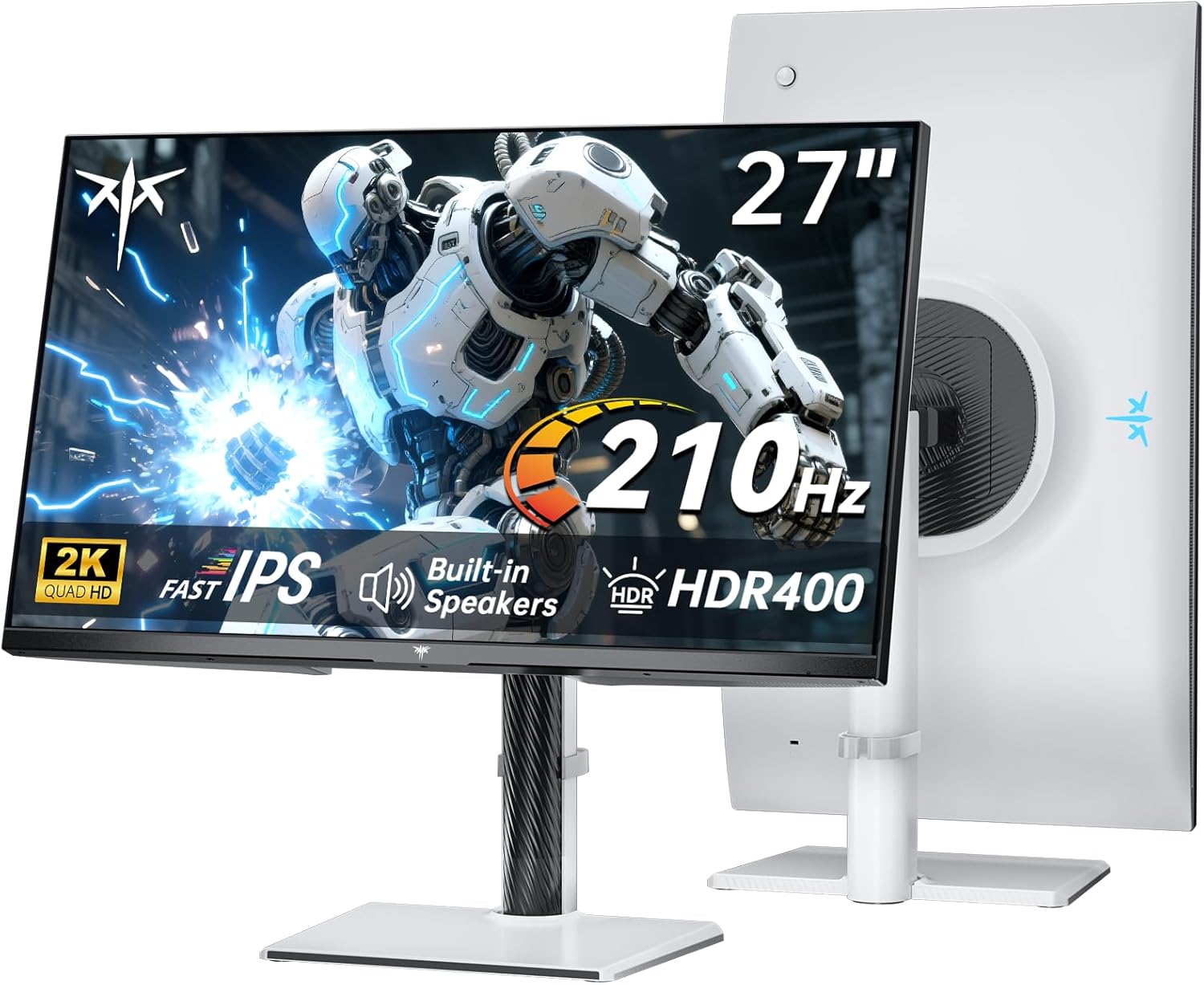 Detalle de KTC 27 Inch 2K 200Hz Gaming Monitor (H27T6) with Built-in Speakers
