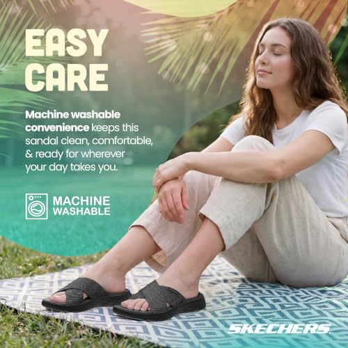 Thumbnail 7 de Skechers Women's On-The-Go 600 Glistening Sandals - Black (6 UK)