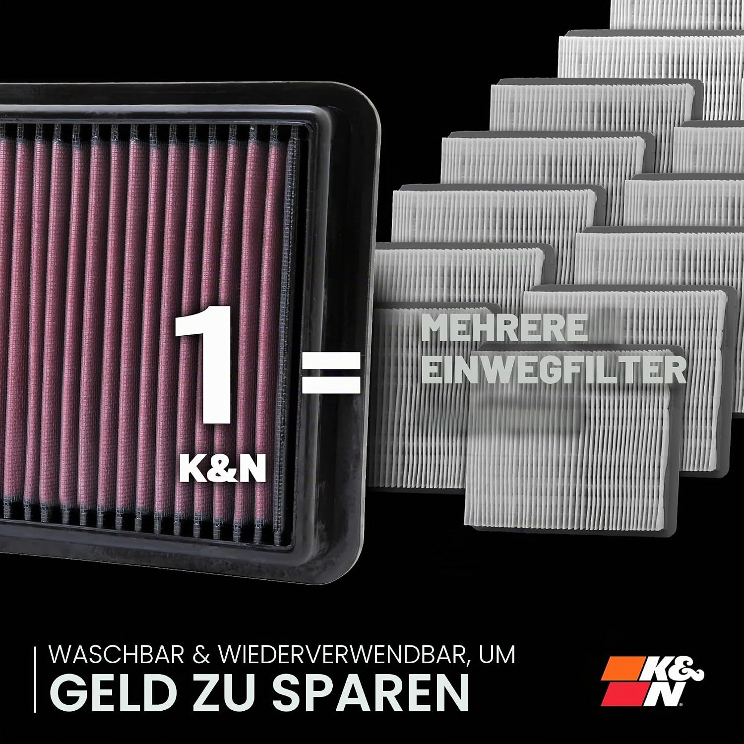 Thumbnail 5 de K&N 33-2333 Motorluftfilter mit 50% mehr Luft