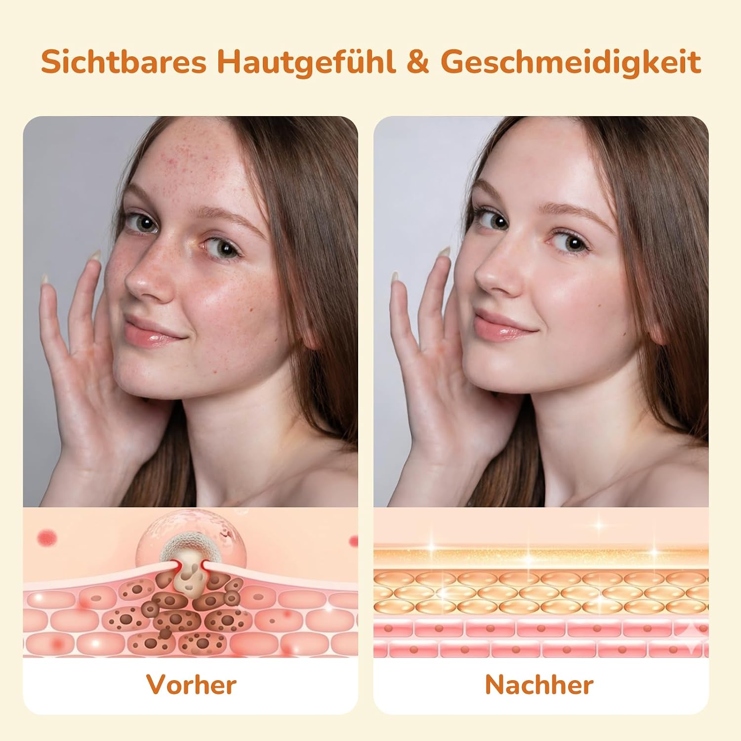 Detalle de Bagavs Tallow Creme mit Honig – Reichhaltige Feuchtigkeit für Gesicht & Körper (142 g)