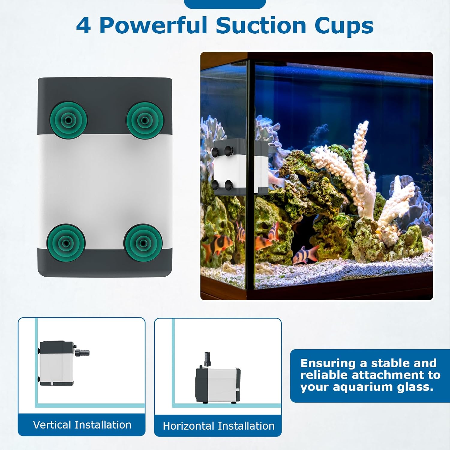 Detalle 2 de AQQA Aquarium Wasserpumpe 35W 2500 L/H