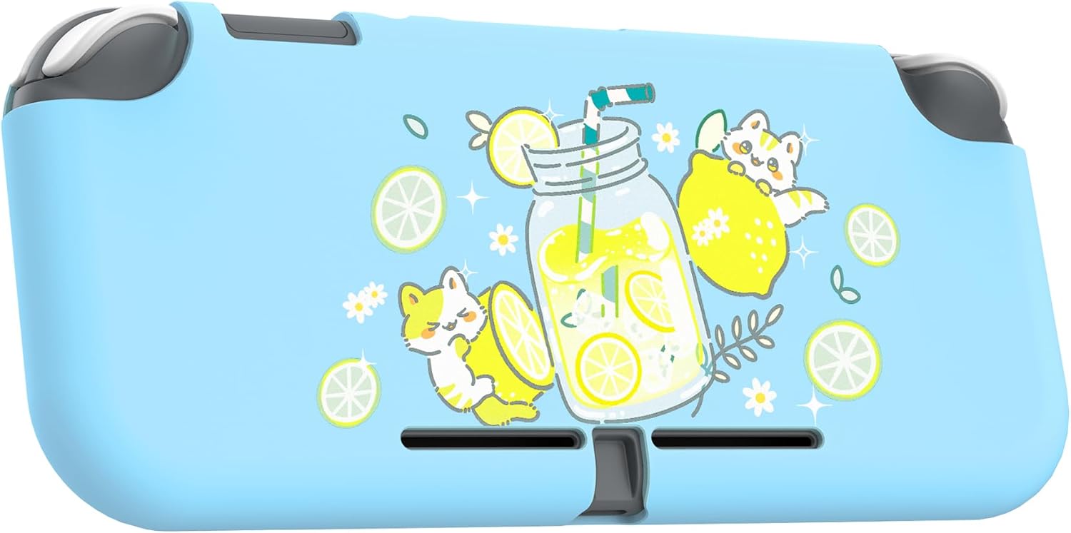 Thumbnail 6 de PlayVital Lemonade Kitty Custom Protective Case for Nintendo Switch Lite