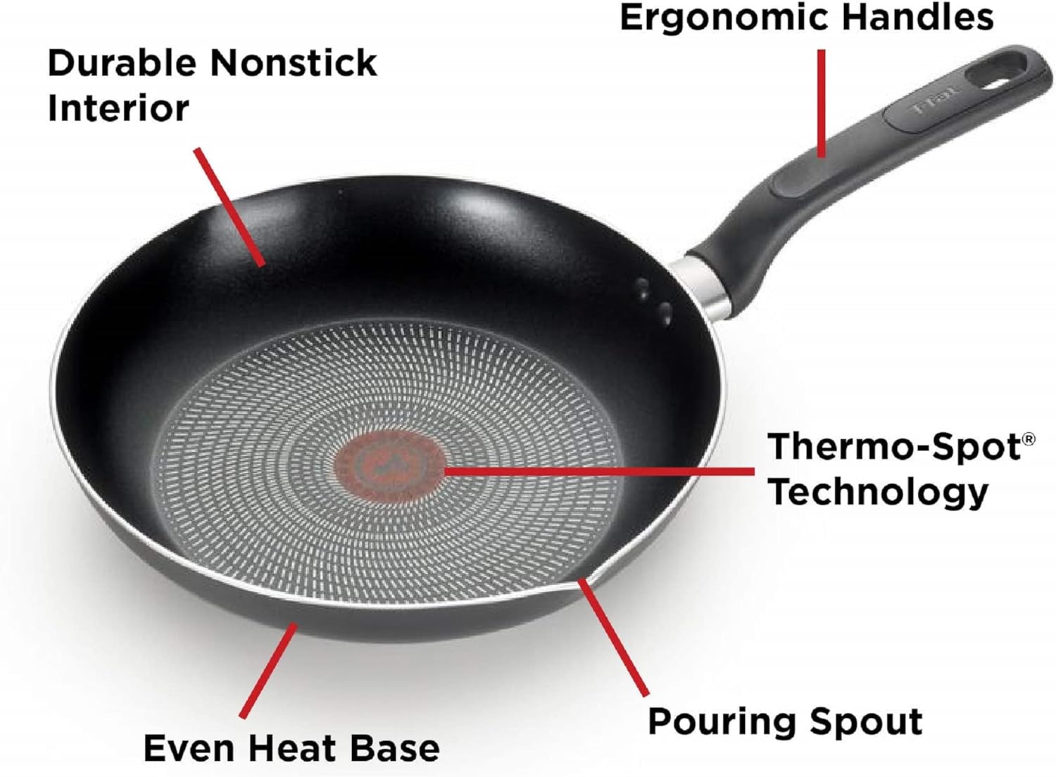 Thumbnail 6 de T-fal Initiatives 18-Piece Cookware Set 350°F