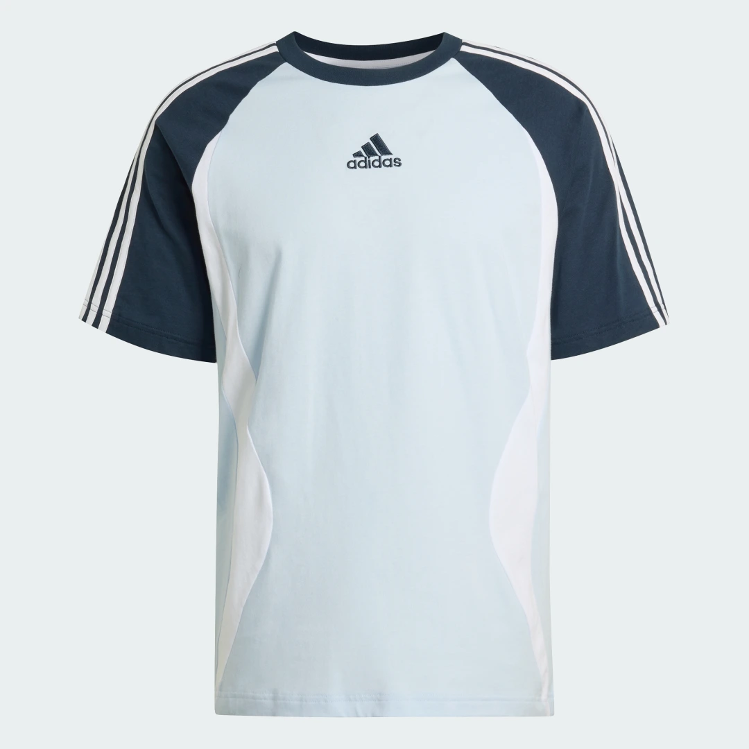 Detalle de Camiseta de algodón Adidas Adicolor Teamgeist — azul
