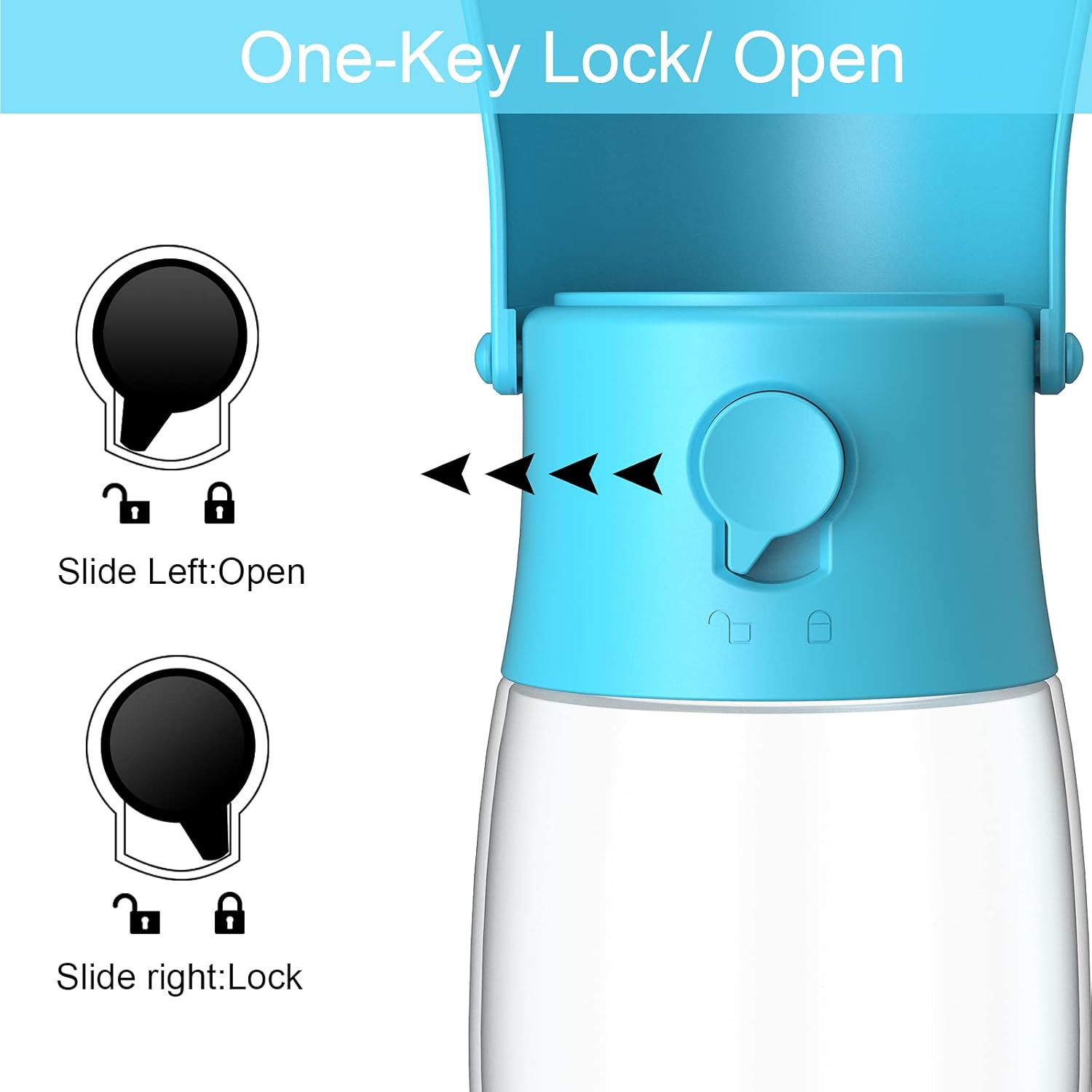 Thumbnail 3 de Gezimetie Dog Water Bottle Foldable 300ml