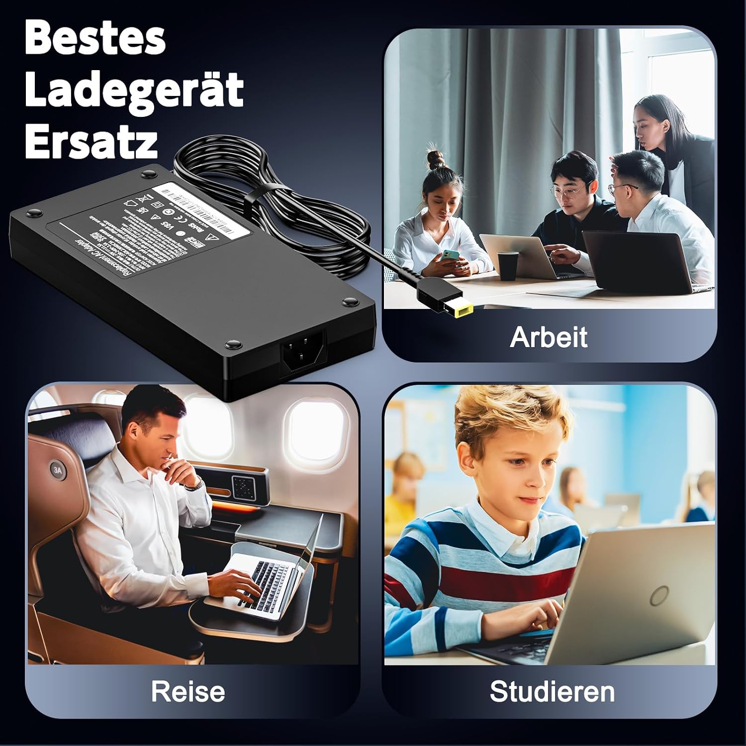 Thumbnail 6 de 230W USB Laptop-Ladegerät für Lenovo Legion und ThinkPad — ADL230NLC3A (20V, 11,5A)