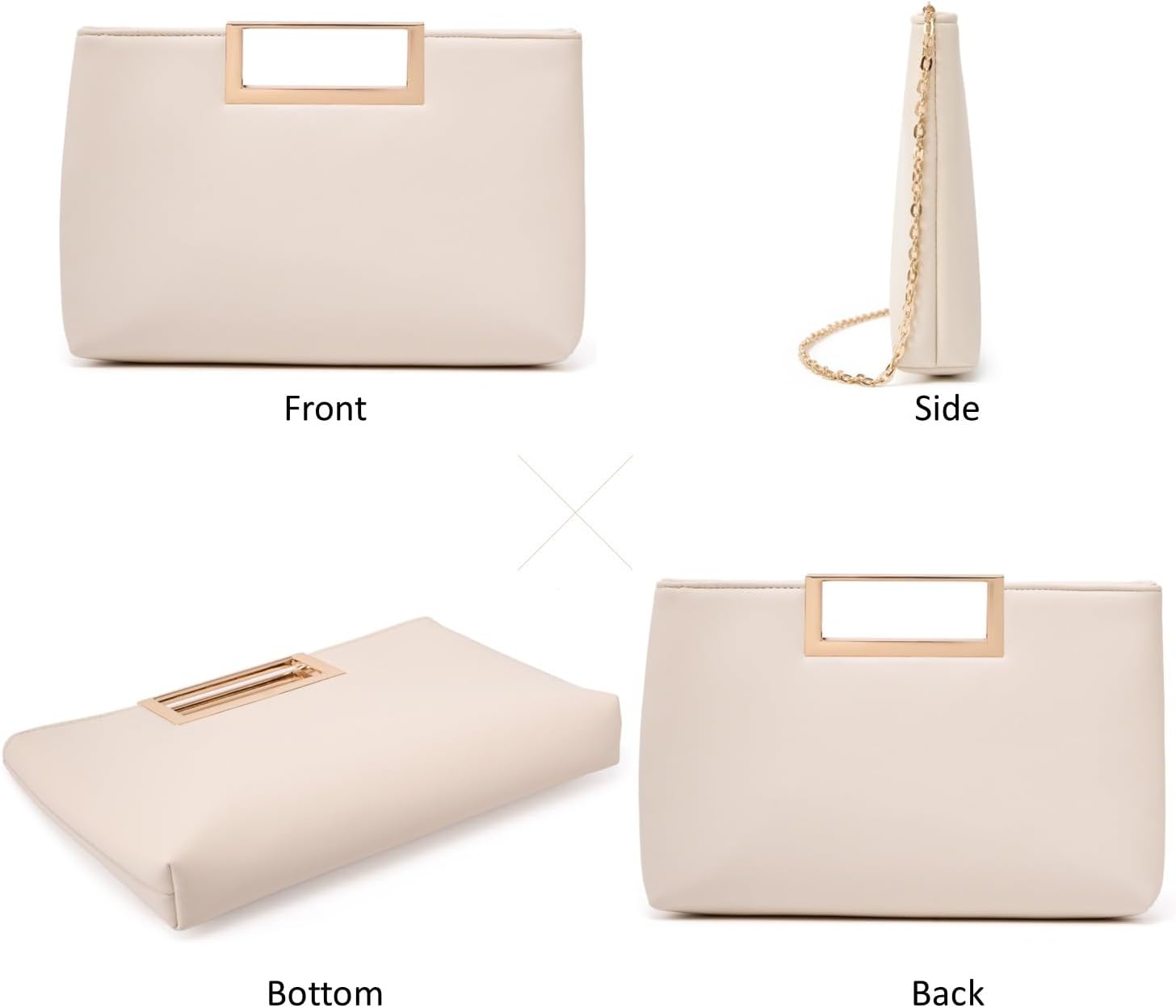 Detalle de DETARA PU Leather Clutch