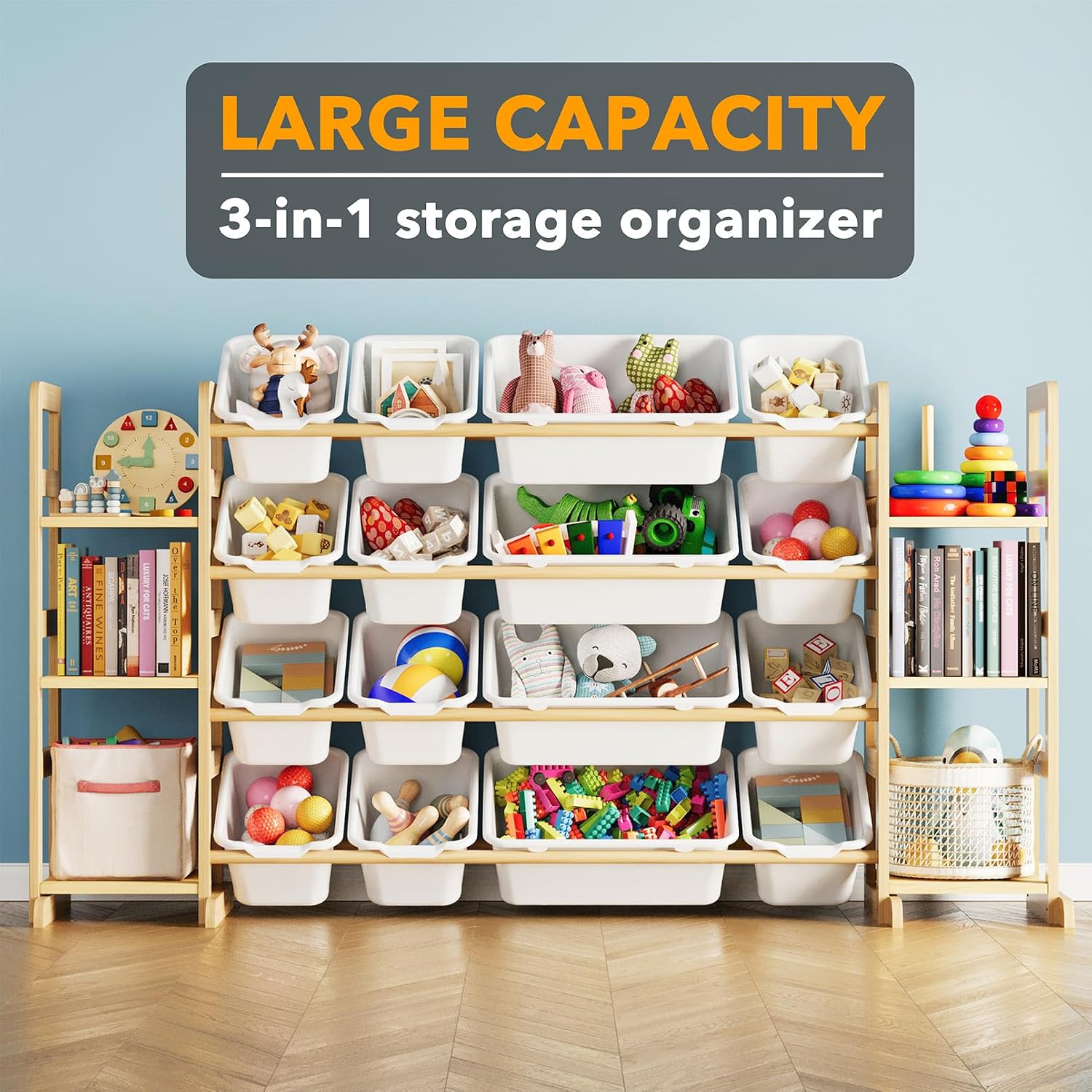 Thumbnail 2 de SpaceAid Toy Storage Organizer 6 Shelves