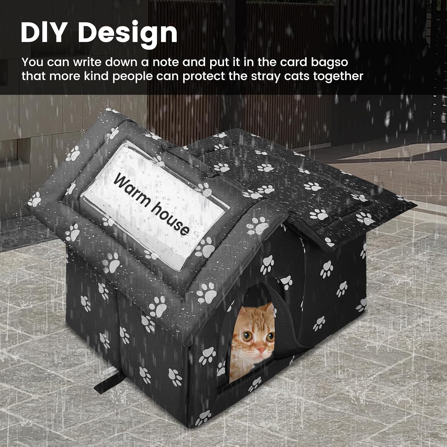 Thumbnail 6 de WHDPETS Katzenhaus Outdoor wasserdicht