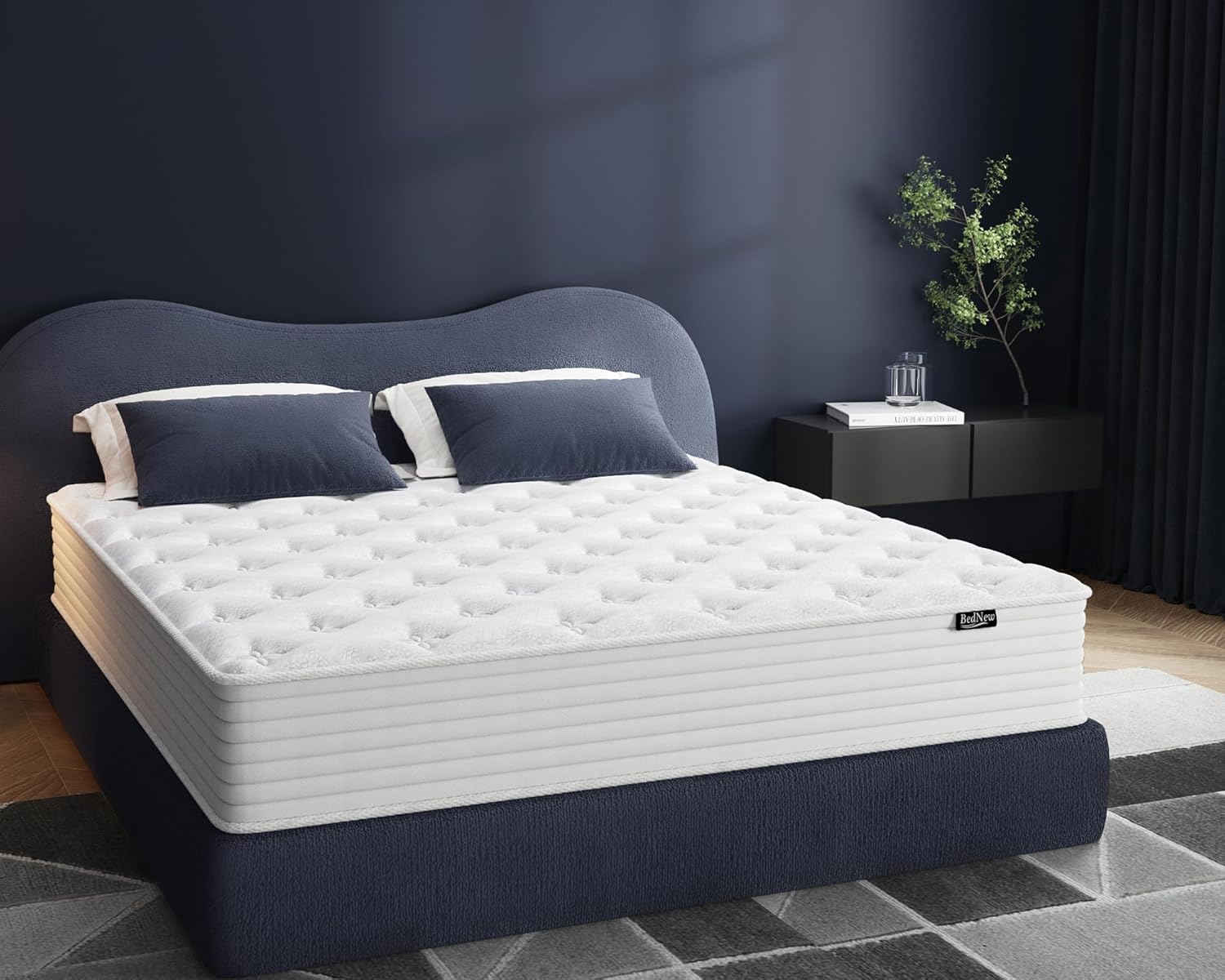 Thumbnail 6 de Bednew 12 Inch Small Double Hybrid Mattress (120x190x30cm) – Medium Firm with Pocket Springs and Breathable Foam