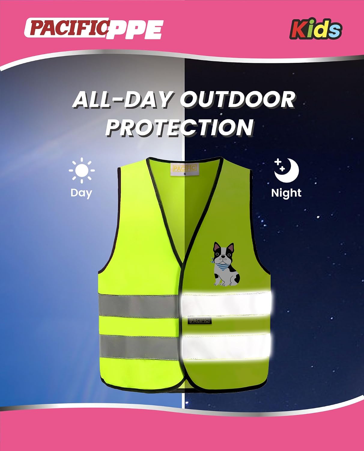 Detalle 2 de PACIFIC PPE Kids Safety Vest X-Small