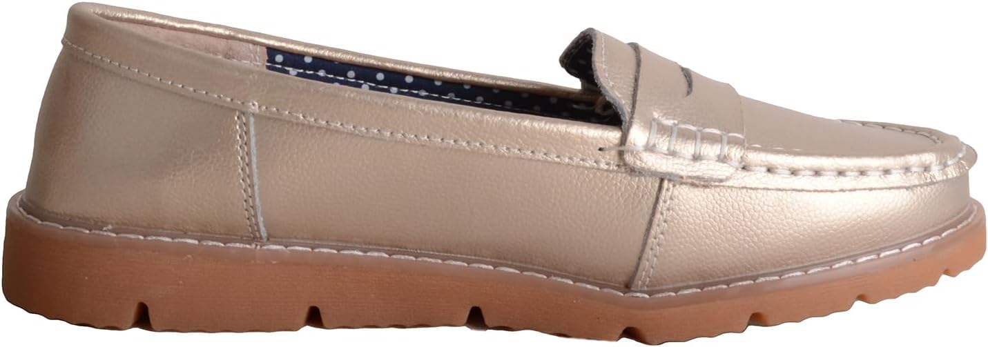Thumbnail 4 de Womens Easy Slip On Summer Boat Loafer Shoe with Chunky Sole