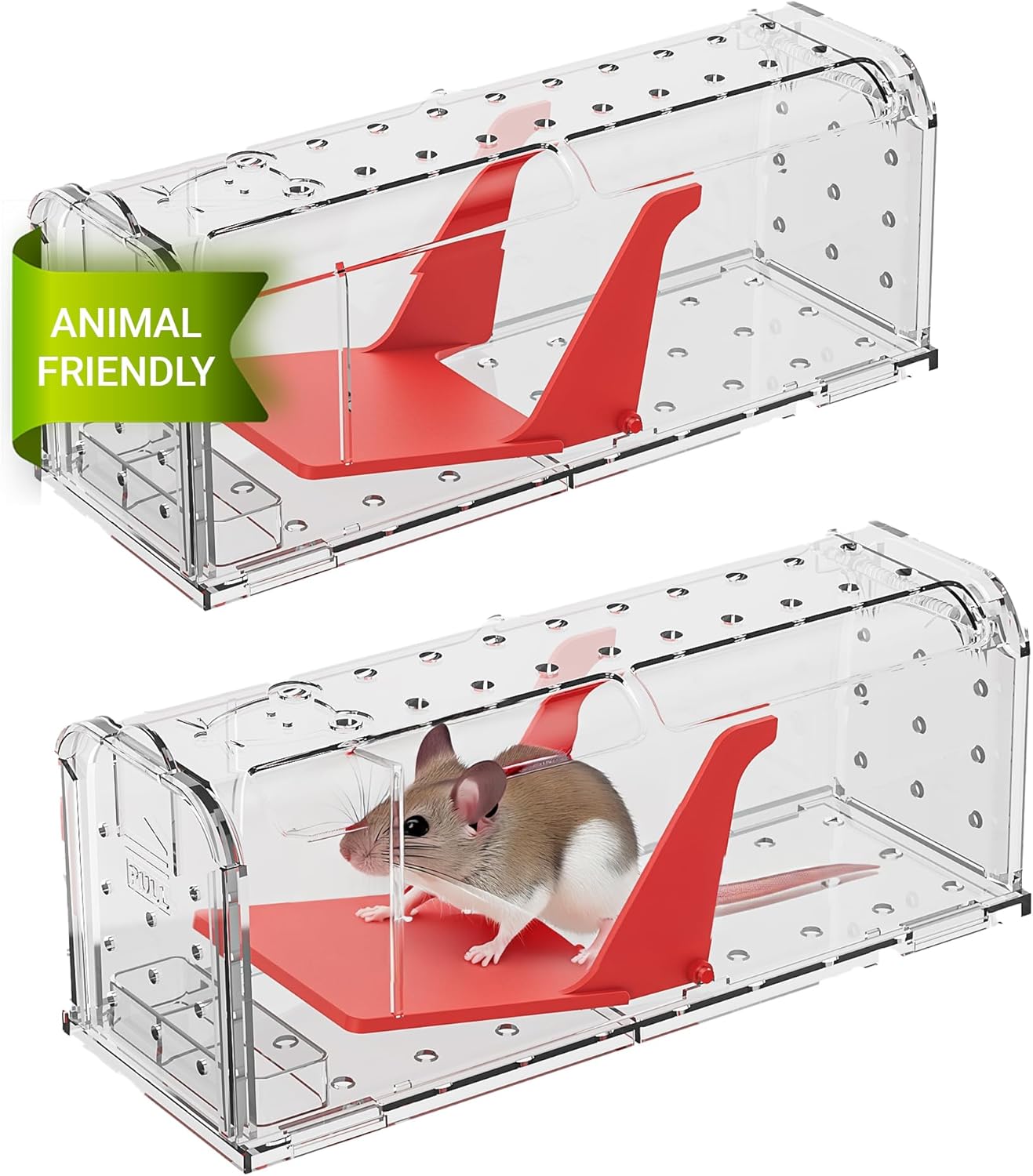ROSHIELD Humane Mouse Trap 2-pack — reusable 🐭