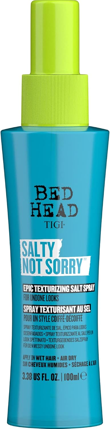Detalle de Bed Head by TIGI Salty Not Sorry Hair Texturising Salt Spray – spray salin pour un effet plage naturel