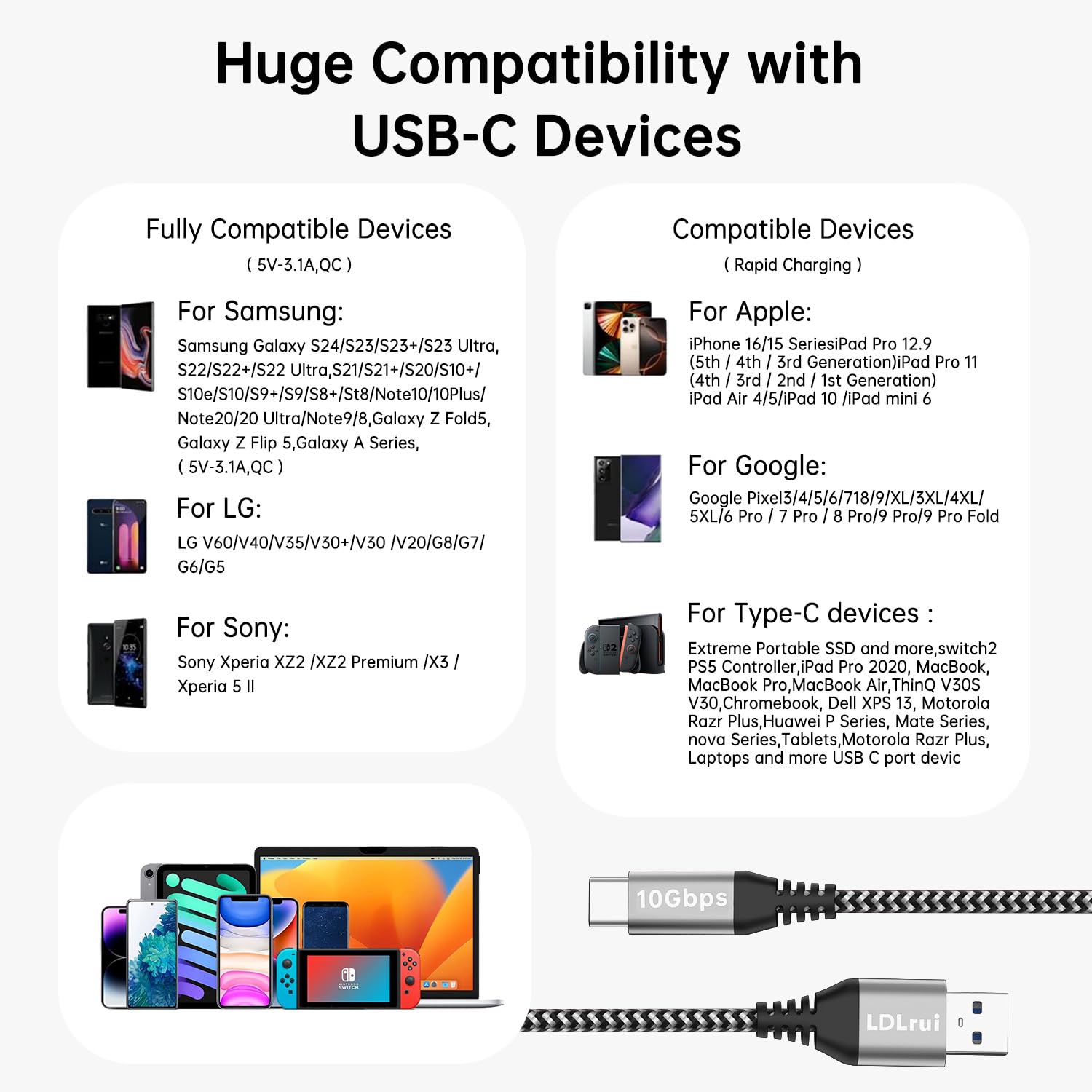 Thumbnail 5 de USB-C zu USB-A 3.2 Gen 2 Kabel 1,8 m
