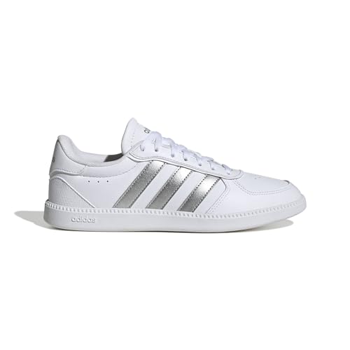 Thumbnail 1 de adidas Femme Breaknet Sleek Shoes : sobriété et confort en FTWR White/Silver Met./FTWR White