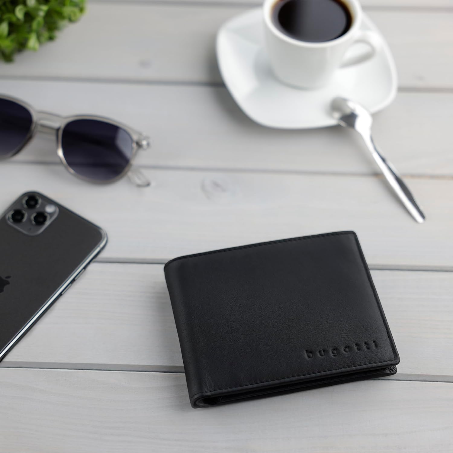 Thumbnail 3 de bugatti Lima Portefeuille cuir RFID 12x10 cm