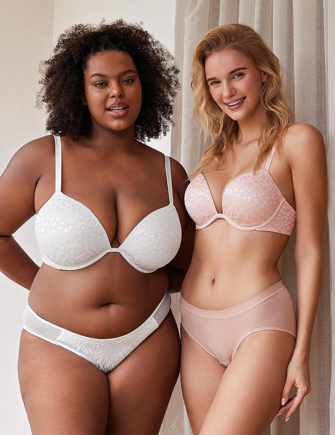 Detalle de Wingslove Damen Super Push Up BH mit Bügel – Gepolstert Maximizer für Kleine Brüste