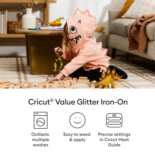 Thumbnail 1 de Cricut Vinilo Textil Negro 30,5 cm x 3 m 🎨