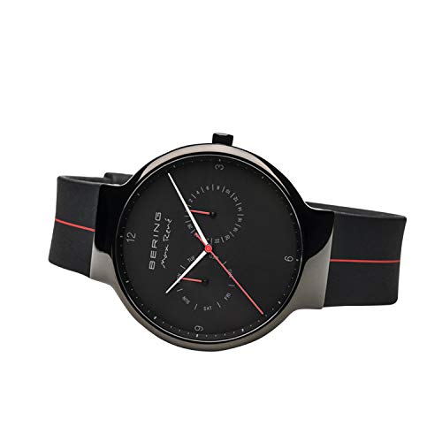 Thumbnail 3 de BERING 15542-423 Orologio da uomo al quarzo: cassa in acciaio inox nera 42 mm, vetro zaffiro e cinturino silicone